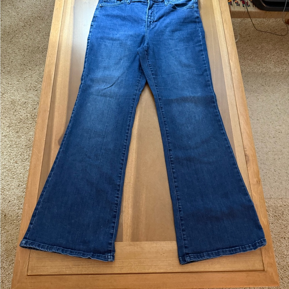 LC Lauren Conrad Blue Flare & Wide Leg Jeans